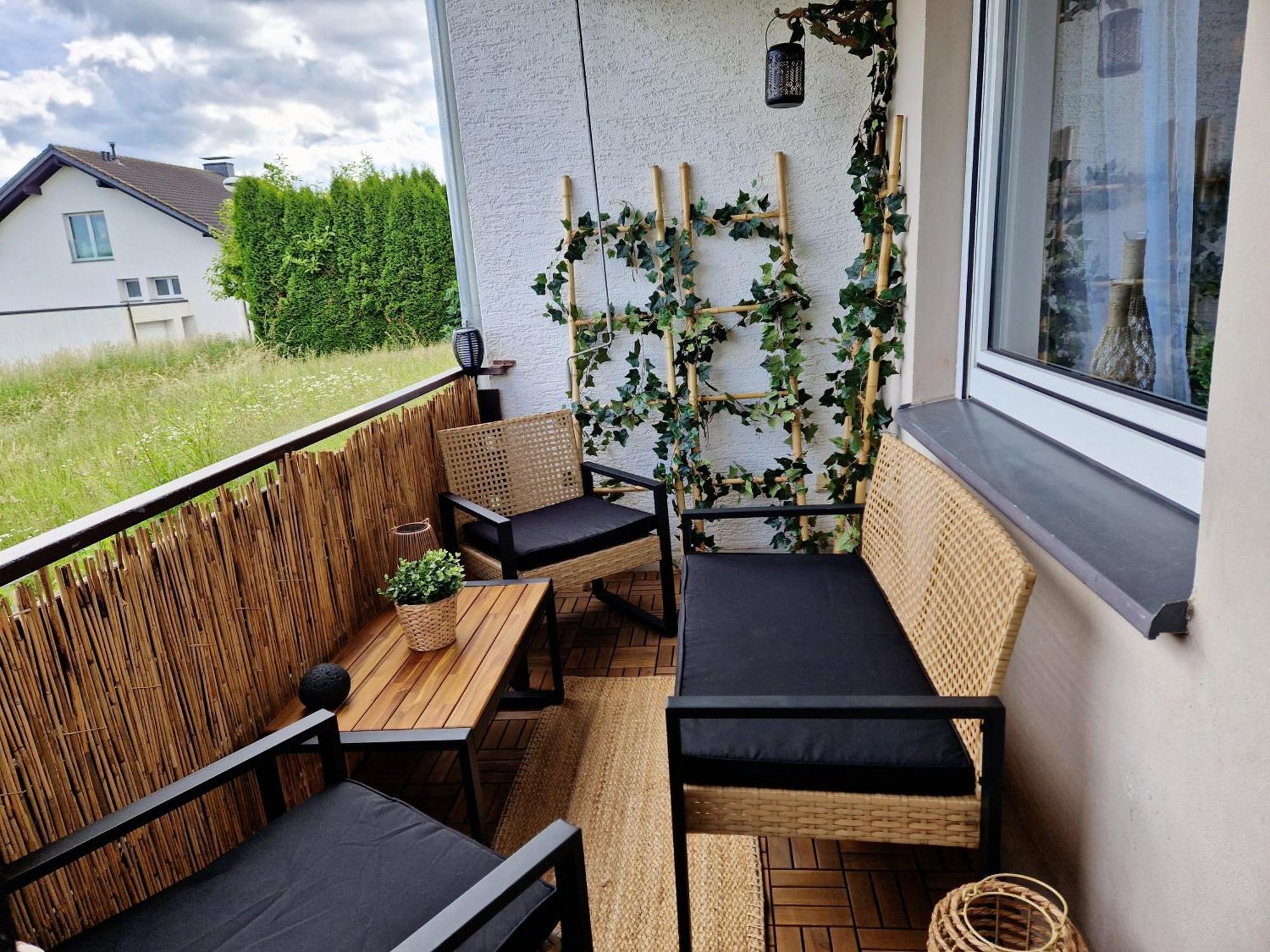 Ferienwohnung Sonnenhang Im Boho-Stil Mit Balkon เมอเนอเซ ภายนอก รูปภาพ